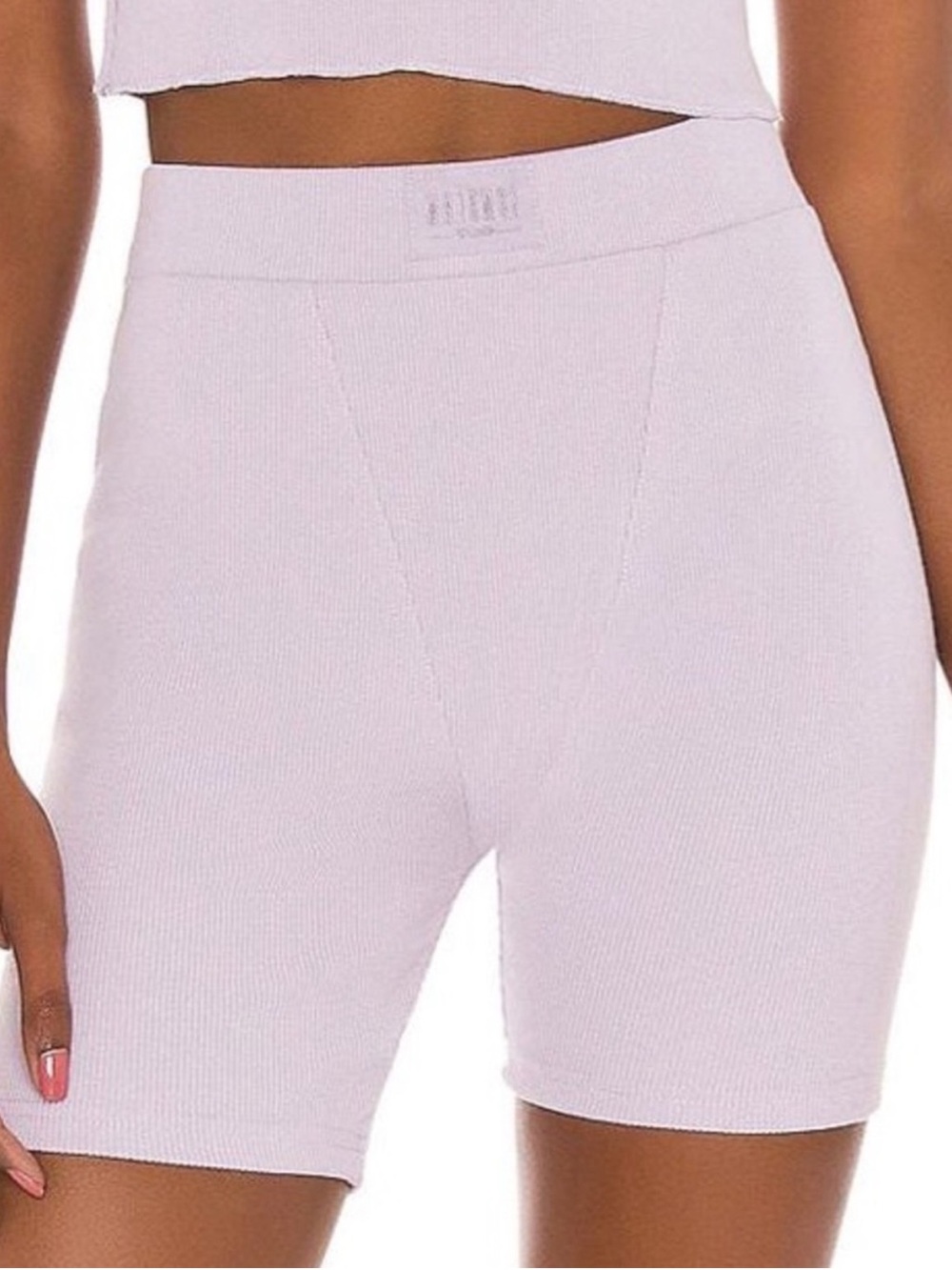 Winter Muse LNGE Rib Short in Lilac